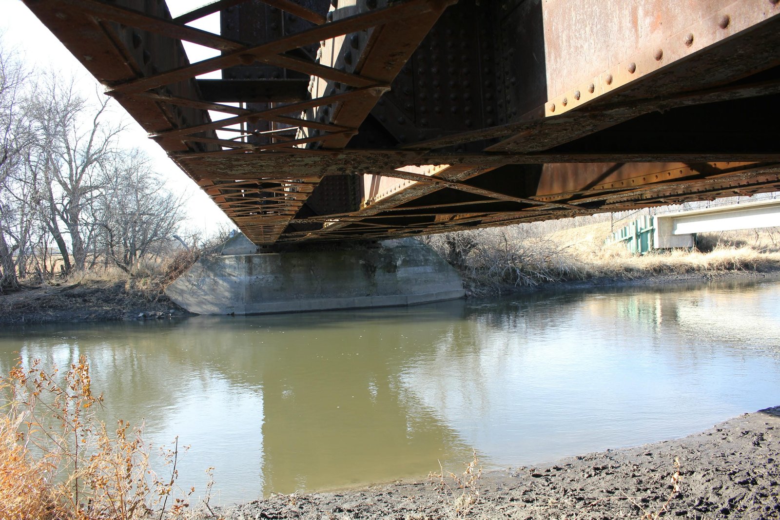 Underneath west span
